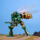 Transformation toys ROBOT TOYS RT-D02 Needle Bee Wasp Warrior Super Warrior finished robot
