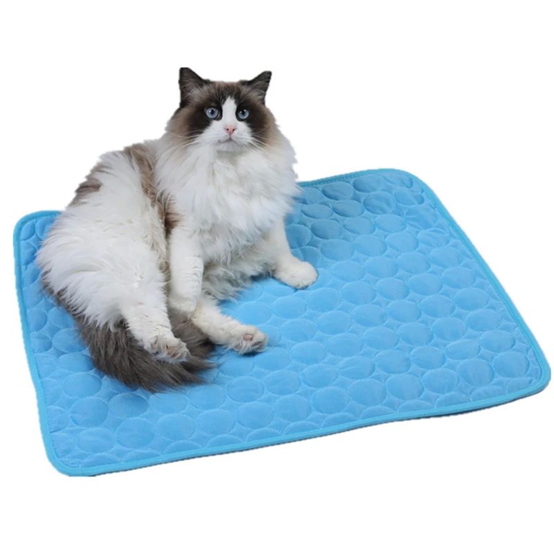 100*70cm Summer Cooling Pet Mat Cool Breathable Gel Pad Comf-图1