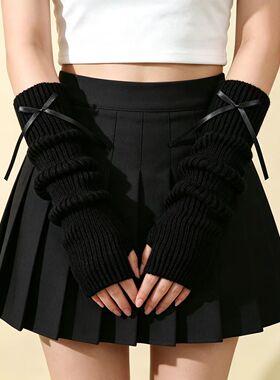 jk少女手袖手套女秋冬季新款甜美