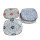 Hand-painted square flat plate plate special ceramic tableware