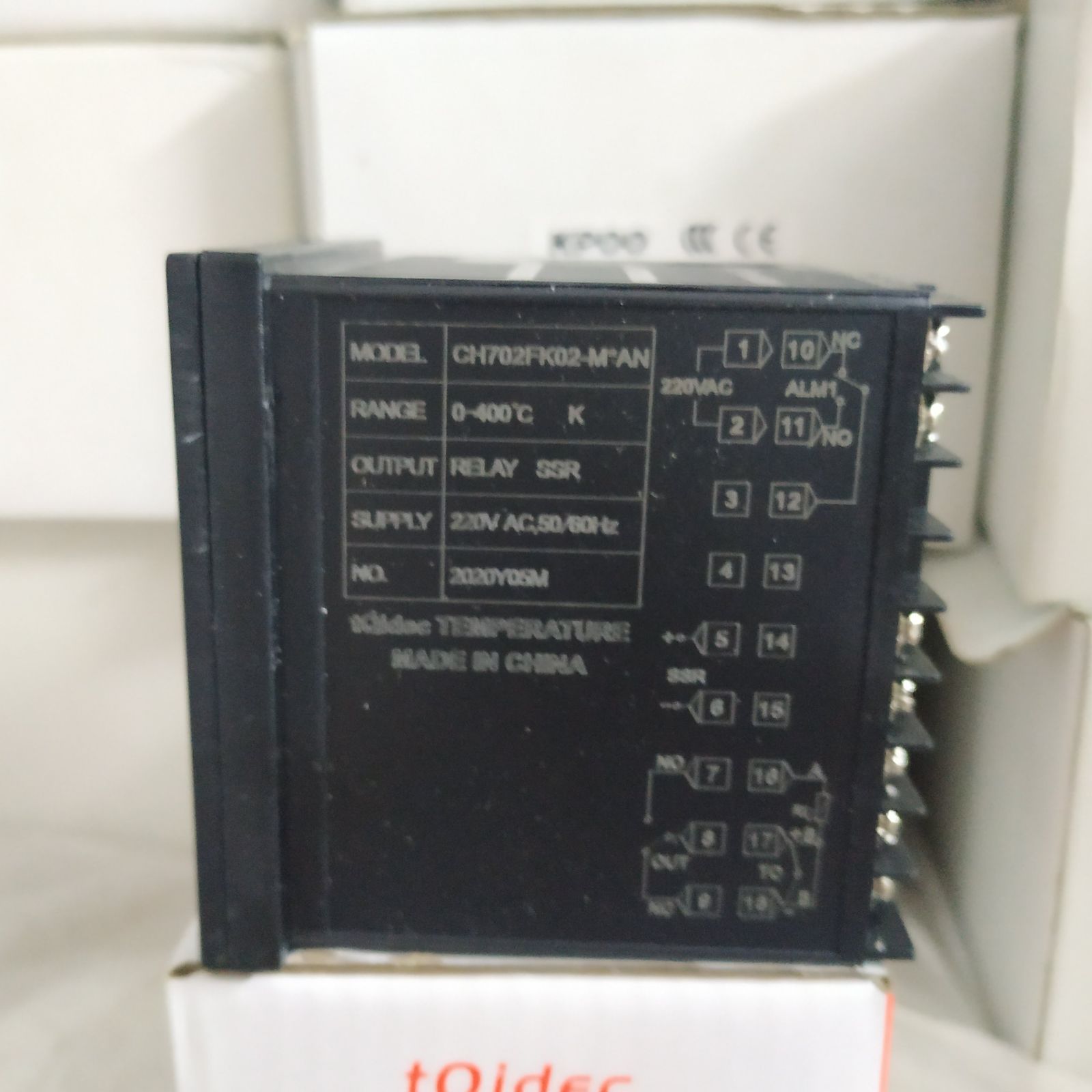 台泉电气 智能数显温控表 CH702 FK02-MAN 短壳 K400/继电器SSR - 图0