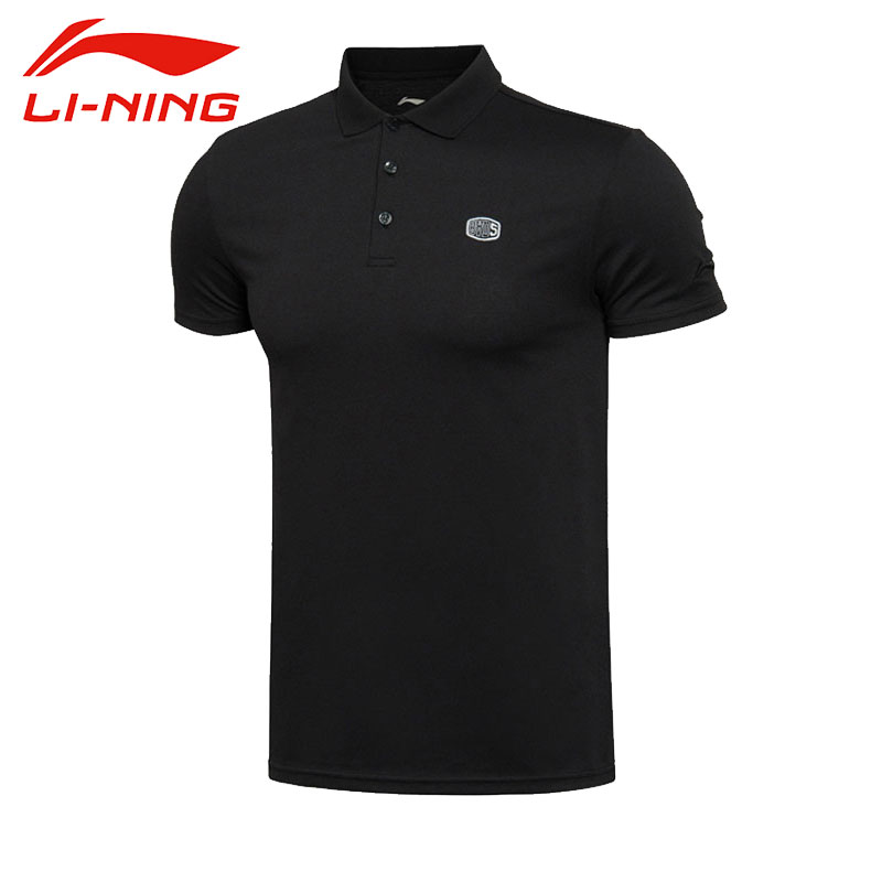李寧短袖POLO衫男士2019正品新款翻領t恤舒適透氣夏季男裝運動服