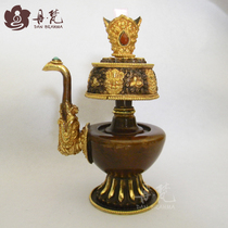 Danvan Tibetan Chuanzang Nepal red copper 6-1 gold Wenba kettle Ben Clay Pot Water Purifying Bottle water purifying bottle filling the top of the water