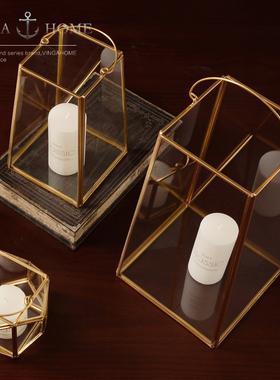 速发家居饰品玻璃罩摆件陈装店咖啡厅服列装饰品摆件软装饰品客厅