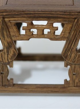 速发木木雕鸡翅红壶花瓶盆景奇玉石头佛像方紫砂艺形摆件实木细雕