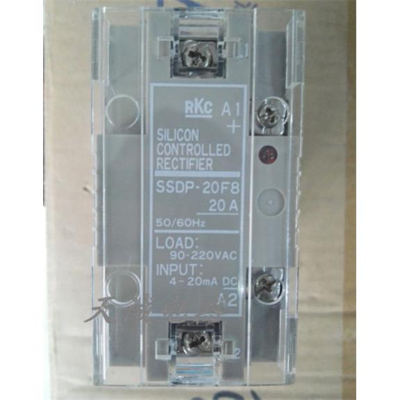 原装进口PKC固态继电器SSDP-20F8 20A LOAD 90-220VAC 4-20MA DC-图0