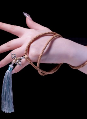 百香籽药片直切佛珠配珠高品质天然南红青金绿松石菩提文玩手串