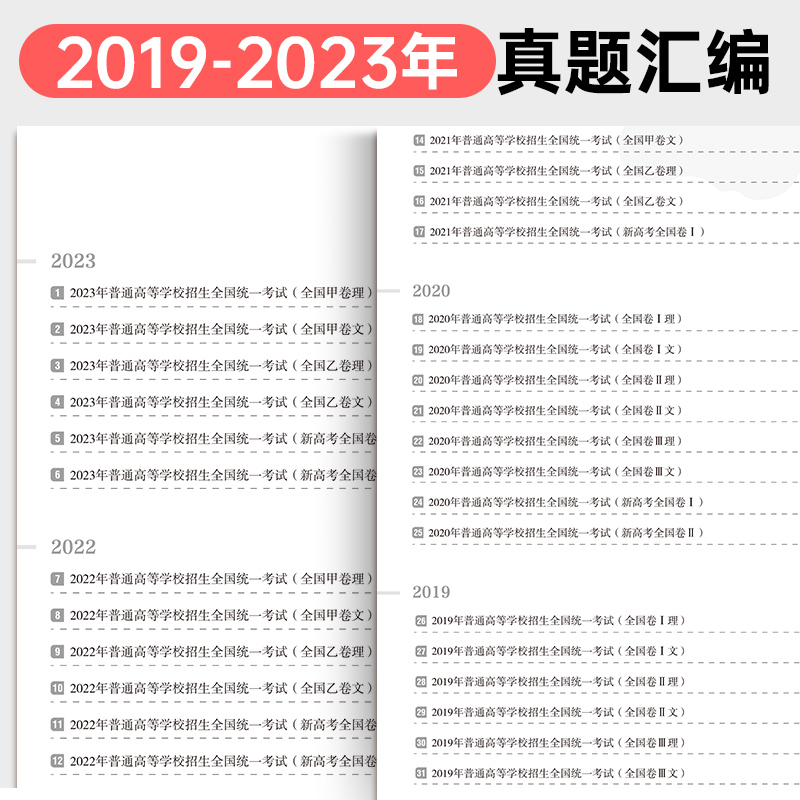 2024版真题高考蝶变 五年真题汇编详解高中语文数学英语物理化学生物政治历史地理全9科2019-2023历年真题全国卷高考总复习资料 - 图1