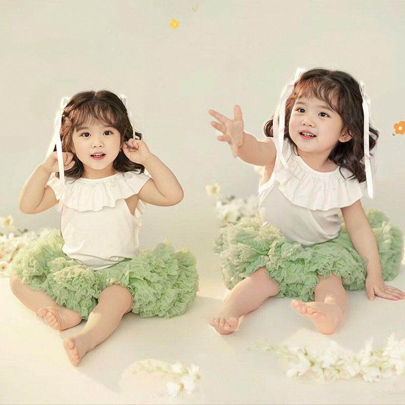 儿童摄影服装女童2-4岁春天绿色蓬蓬裙主题影楼拍照写真兔兔裙服,淘宝优惠券,粉丝福利购,淘宝优惠卷