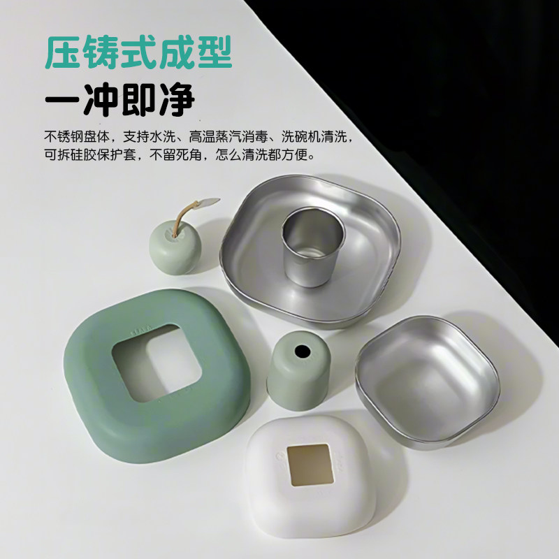 法国beaba宝宝婴儿餐具礼盒不锈钢辅食碗辅食工具叉勺套装送礼,淘宝优惠券,粉丝福利购,淘宝优惠卷