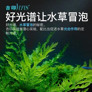 吉印专业水草灯led全光谱小型支架照明防水鱼缸灯水族专用草缸灯