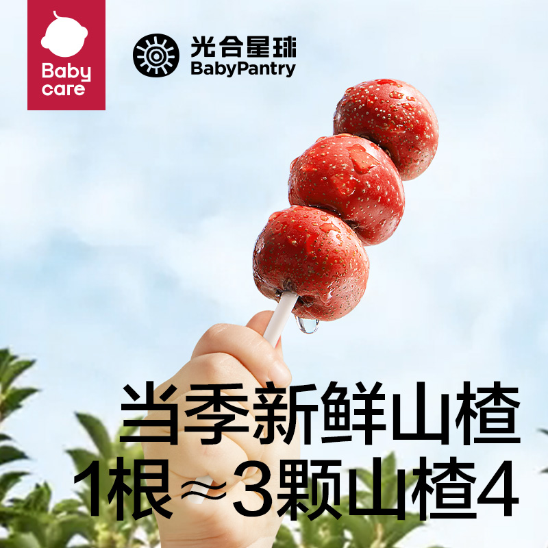 Babycare BabyPantry 光合星球 小葫芦山楂棒果肉 62g*3件