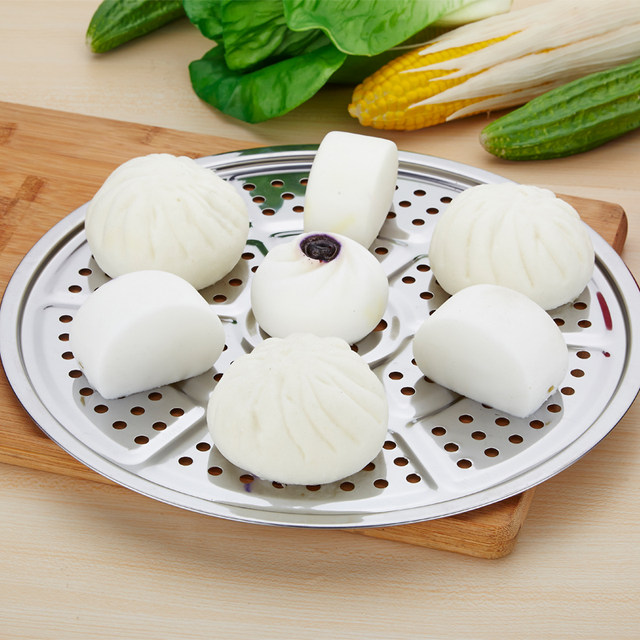 Cage iron pot stainless steel steaming tray anti-paste grate