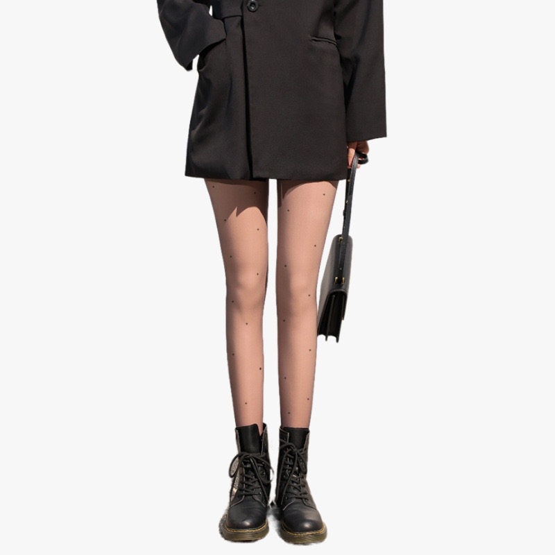 波点黑双层纽扣款光腿裸感神器加厚保暖黑丝假透肉可拆卸款连裤袜,淘宝优惠券,粉丝福利购,淘宝优惠卷