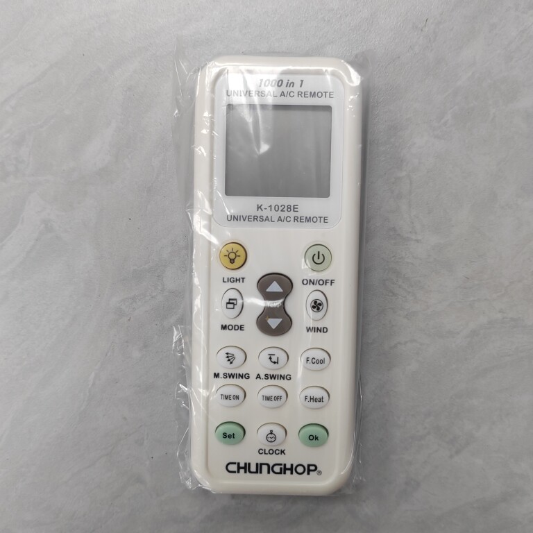 英文空调遥控器 万能众合CHUnGhop空调遥控器 K-1028E 出口通用 - 图3