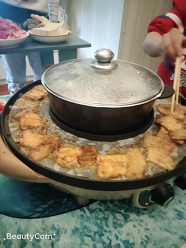 涮烤一体锅烧烤烤肉纸圆环形月牙形烤盘纸吸油纸方形商用不粘加厚 - 图0