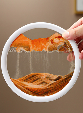 速发流面式五福临门新沙画摆件创意沙漏桌中摆件客厅装饰乔迁家居