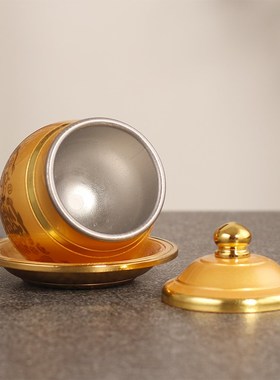 速发供水杯圣杯杯净水杯合金观佛佛前家用供音佛具用品贡水上供摆