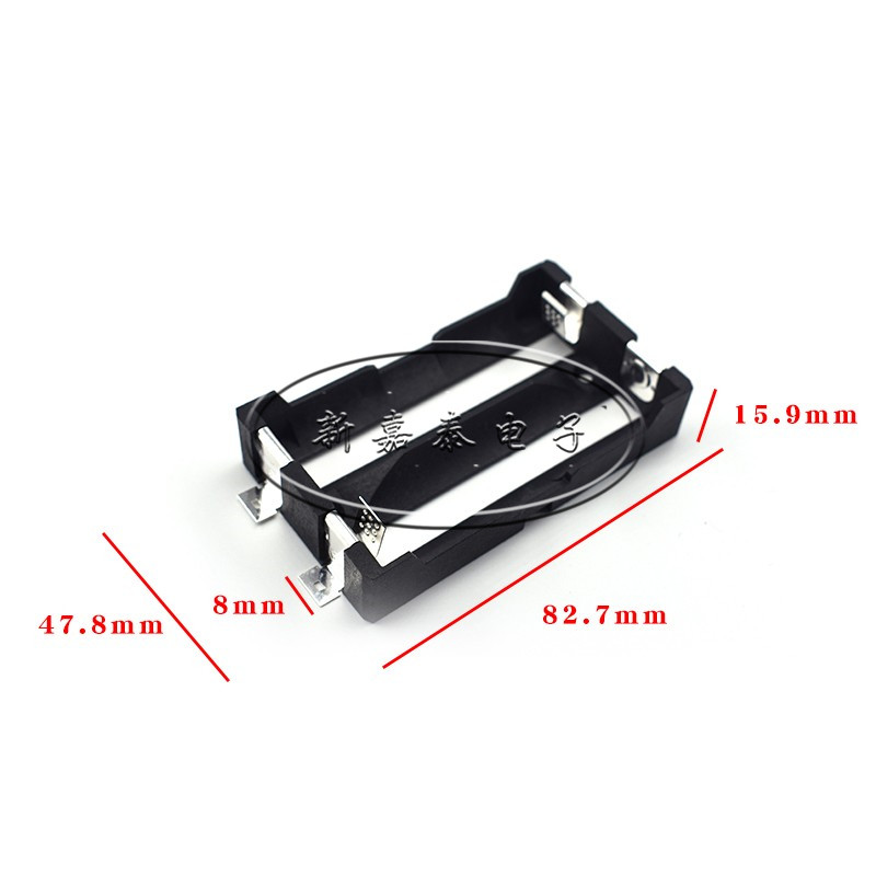 21700电池盒 贴片式电池盒 可串并1节2节3节4节电池座锂电池仓槽 - 图1