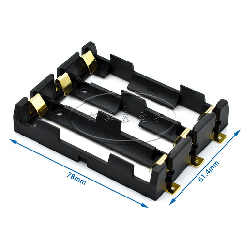 18650电池盒单节双节三节四节SMT贴片直插贴片电池座SMD