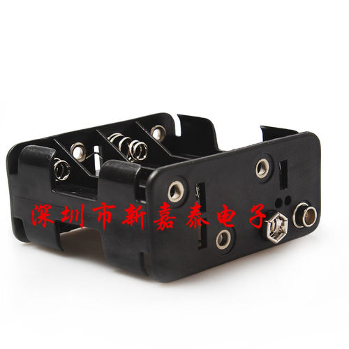 5号8节背叠带9v扣电池盒 8aa背靠背电池盒12v 五号八节 - 图3