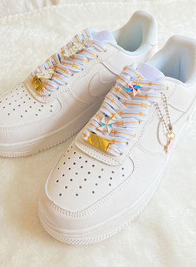 鞋带扣装饰aj1球鞋ins空军一号