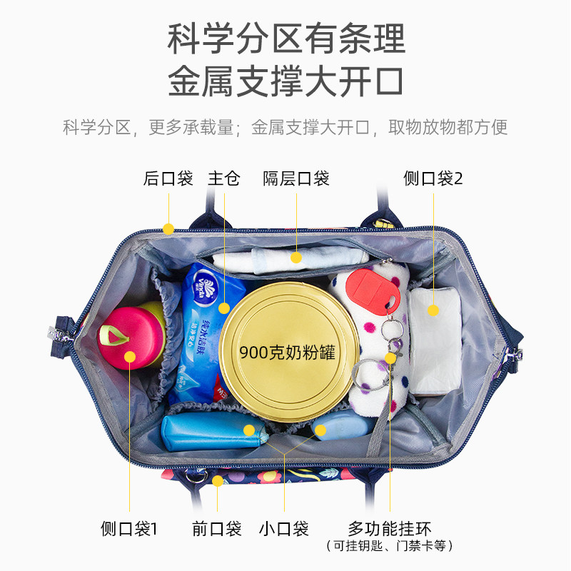 出行小背包2021新款手提斜挎带娃包 funtravol帆伦汀娜妈咪包/袋