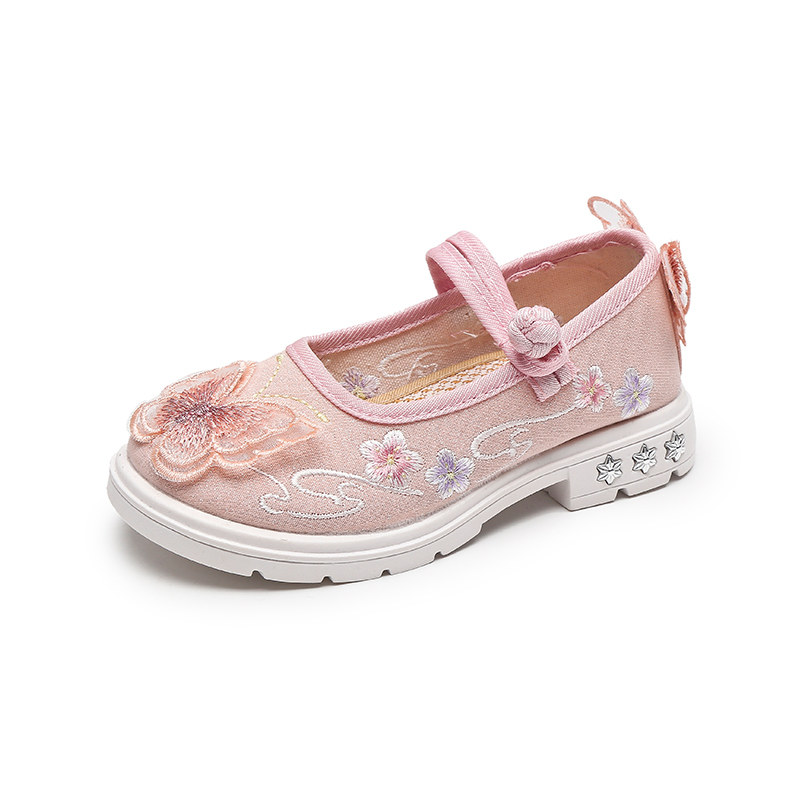 女童绣花鞋中国风汉服鞋子老北京布鞋学生演出鞋古装鞋子新款童鞋,淘宝优惠券,粉丝福利购,淘宝优惠卷