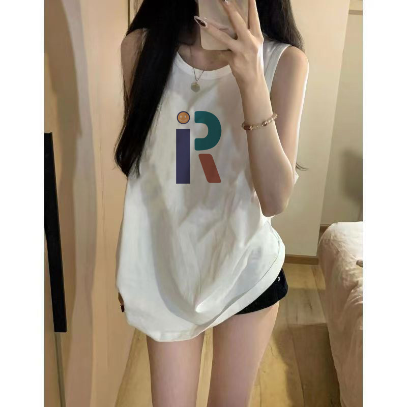纯棉中长款无袖t恤女2025夏季甜辣小吊带背心外穿设计感小众上衣,淘宝优惠券,粉丝福利购,淘宝优惠卷