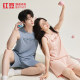 Red bean 100% pure cotton men and women vest shorts set