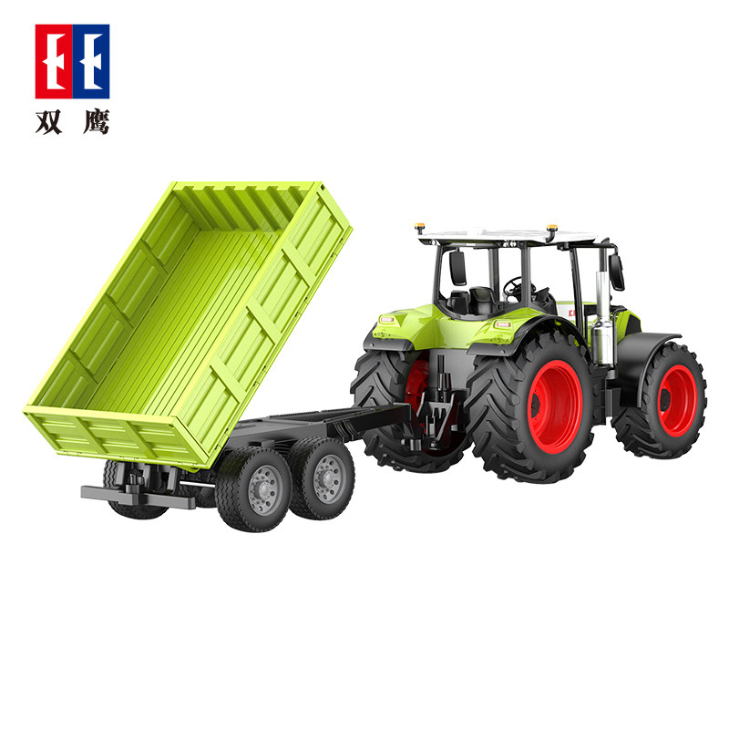 双鹰cada儿童电动遥控农夫车农场田园拖拉机仿真模型汽车男孩玩具,淘宝优惠券,粉丝福利购,淘宝优惠卷