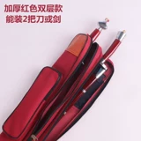 Двойной слой Тайдзи Меч Меч Меч Меч Меч Сингл -Сингл -Лейер Утолщающий сумку с ножом Тайчи, выполняющий корпус ножа боевых искусств