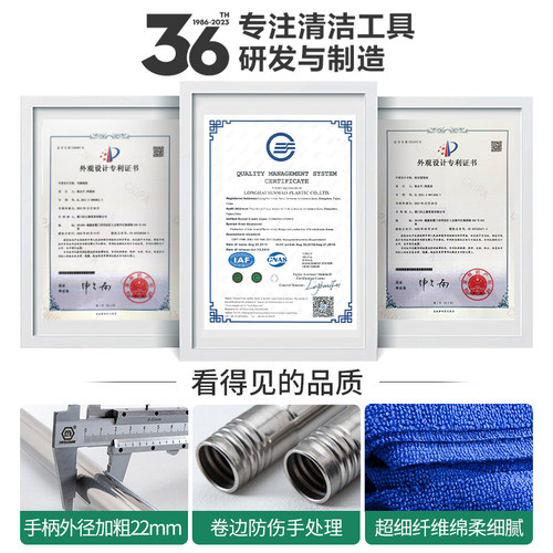 传统老式吸水墩布拖大号圆头毛巾布条地拖家用酒店工厂拧水拖布头 - 图3