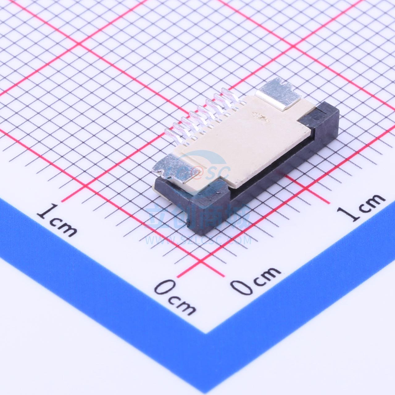 AFC08-S08FCC-00 FFC/FPC连接器 0.8mm P数:8 抽屉式 下接 - 图0