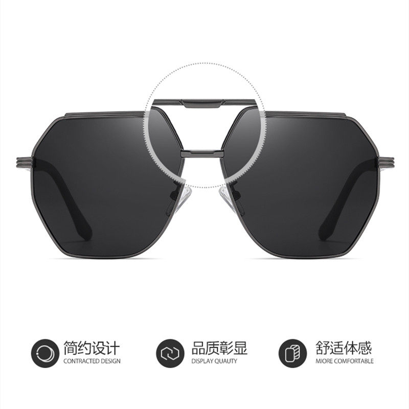 有度数太阳镜男士开车司机紫外线潮 艾迪恩太阳眼镜