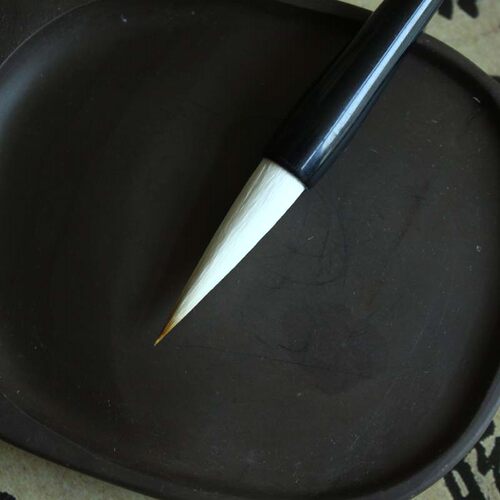 狼毫毛笔羊毫兼毫专业级学生田英章欧楷楷书大楷专用香山红叶二号 - 图3