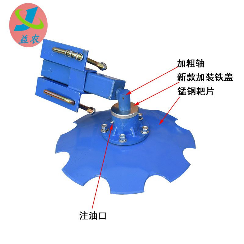 旋耕机加装圆盘扶背犁拖拉机打梗器扶梗器加装扶梗犁起垄器耙片