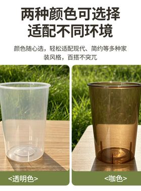 透明无孔蝴蝶兰专用储水花盆