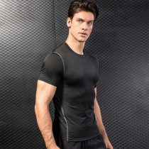 Breathable Riding Training Tracksuit Short Sleeve Speed Dry Fitness Clothing PRO Sports Basketball 1003 A Tight Fit