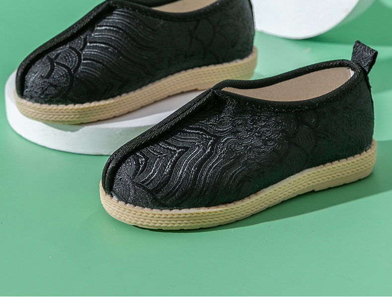 老北京布鞋绣花鞋中国风男童古装汉服表演鞋古风舞蹈演出帆布鞋男,淘宝优惠券,粉丝福利购,淘宝优惠卷