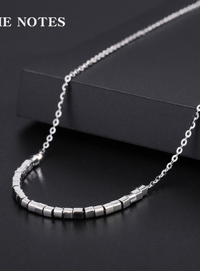 999纯银O字链女方块礼物新潮