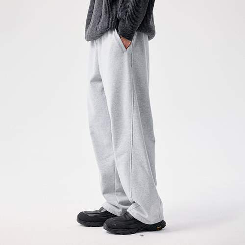 BENPANDA 2025秋季高克重弯刀卫裤新款宽松休闲裤运动裤子男款 - 图3