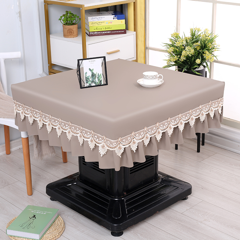 桌布皮罩烤火桌子罩电炉罩免洗防水防油防烫正方形麻将餐桌布皮套,淘宝优惠券,粉丝福利购,淘宝优惠卷