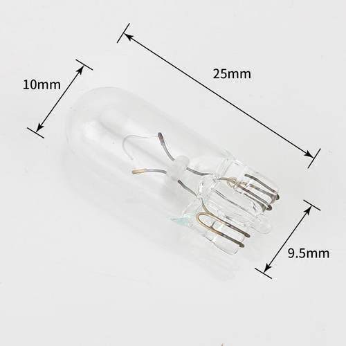 飞利浦汽车灯泡T10示宽灯12V插泡W5W阅读灯牌照灯后备箱灯插片式 - 图2