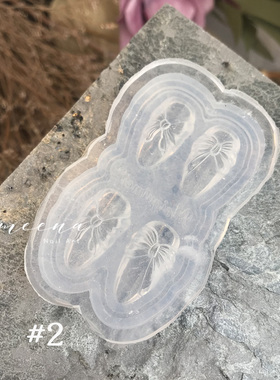 网红热卖半糖3D立体硅胶蝴蝶结