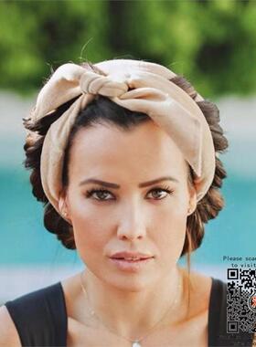 Hair Curler Silk Ribbon Heatless Curling Rod Head Band卷发器