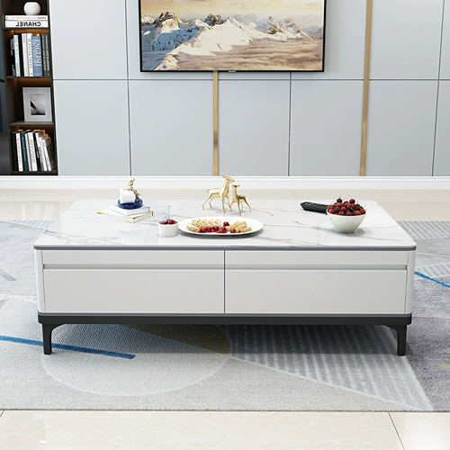 Hyundai Simple и Practical Marble Coffee Lable Сочетание телевизионного шкаф