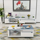 Hyundai Simple Piano Lacquer Coffee Theck Высокий комбинация скандинавская небольшая квартира гостиная Домохозяйство Стекло из закаленного стеклянного чая