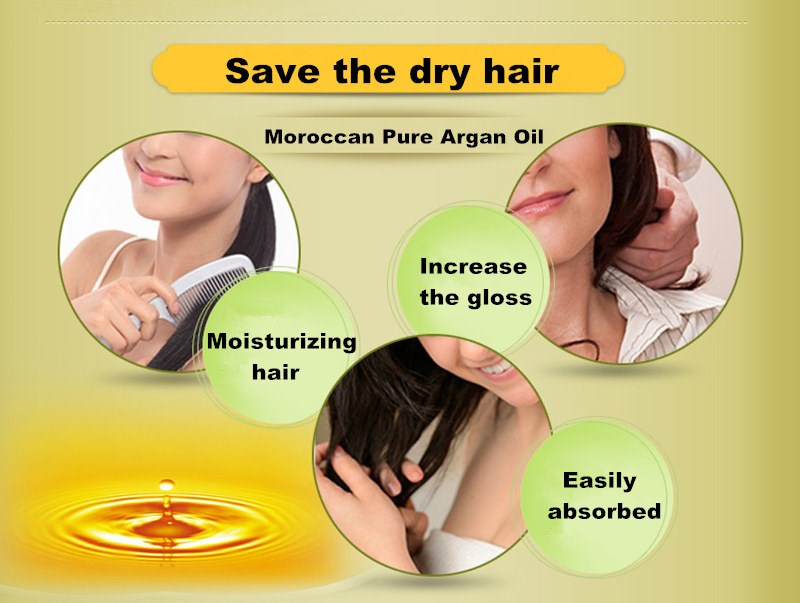 LAIKOU Moroccan Pure Argan Oil Hair Essentiall For Dry Hair - 图0