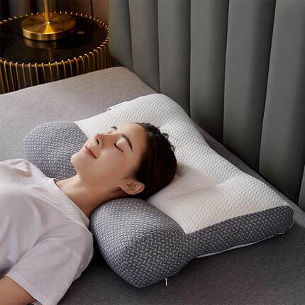 福满园反牵引枕头护颈椎睡眠专用枕芯男家用一对整支撑学生宿舍